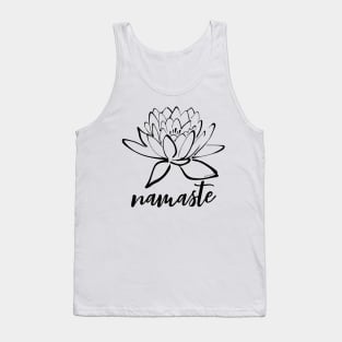 Namaste Lotus Calligraphy Tank Top